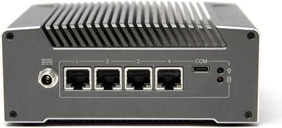 Protectli Vault V1410-4 Port, Micro Appliance/Mini PC - N5105, 4X 2.5G NIC, 8GB LPDDR RAM Onboard, 32GB eMMC Onboard