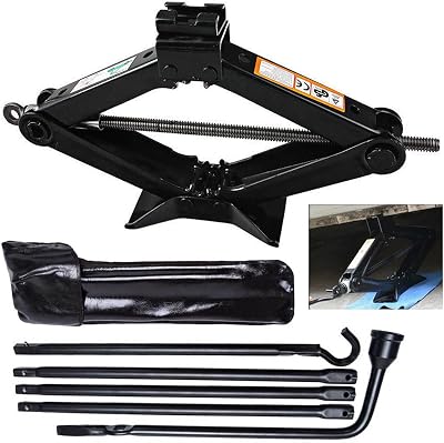 Tool Kit Fits 2002-2015 Dodge Ram 1500 Spare Tire Lug Wrench Tools and 2 Tonne Scissor Jack with Speed Handle