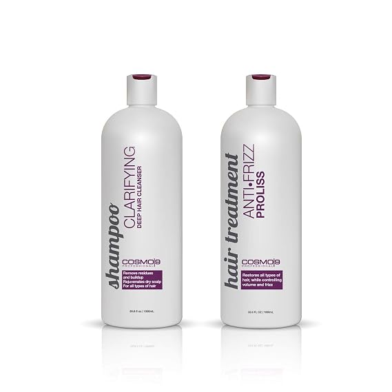 COSMO-9 Proliss Anti Frizz hair Treatment - Formaldehyde Free - 33.8 fl.oz (1000ml) - USA