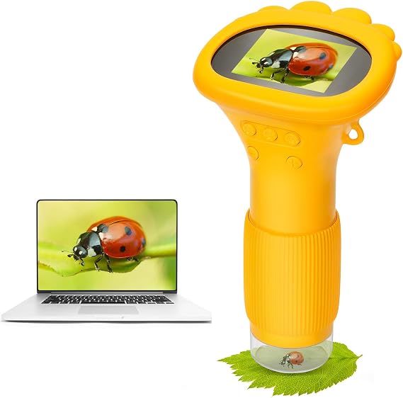 Kids Microscope, Portable Microscope for Kids