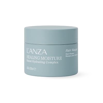 LANZA Healing Moisture Moi Moi Hair Masque, Moisturizes and Refreshes Dry and Coarse Hair, Rich With Bamboo Codifying Complex, Sulfate-free, Paraben-free, Gluten-free Formula 6.8 Fl Oz