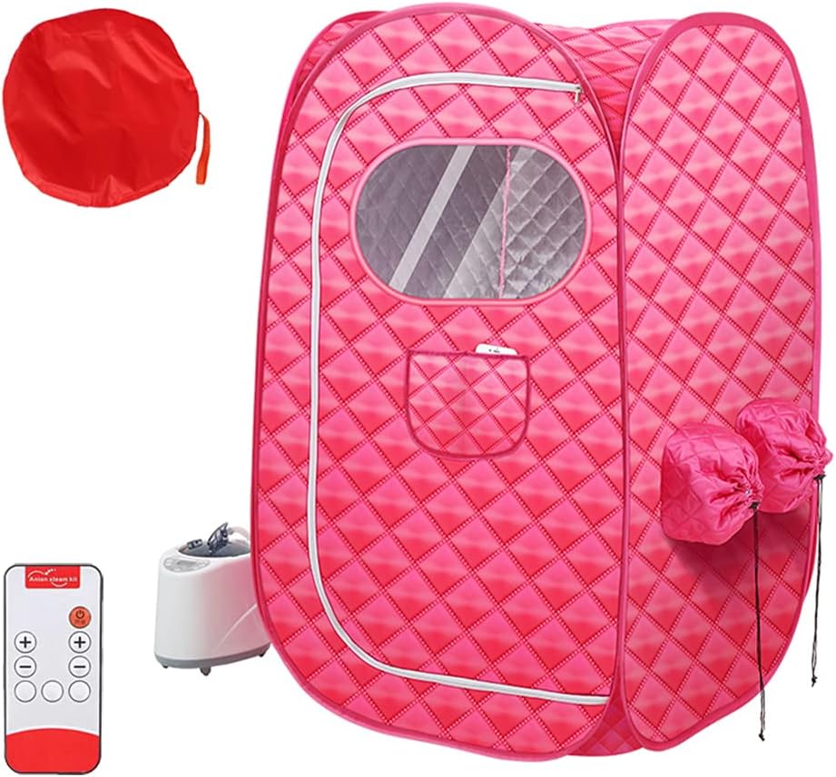 gjxjy steam sauna for home 2 people foldable full body sauna tent 2 l sauna steam engine 9 levels adjustable temperature with remote control to promote blood circulation