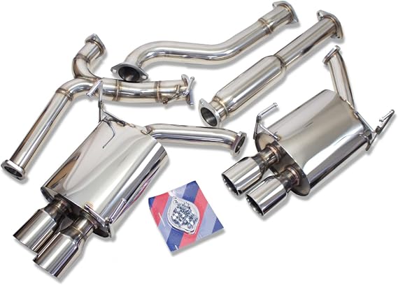 REV9 CB-083 FlowMaxx Stainless Steel Cat-back Exhaust Quad-tip system for Subaru WRX (VB) 2022-2025 All Trims