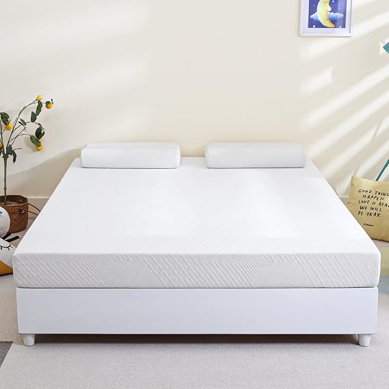 Green Tea Memory Foam Mattress, EGO 6 inch Medium Firm Mattress Bed in a Box, Cooling Gel Infused CertiPUR-US Certified (Full)