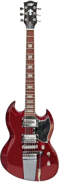 IYV 6 String IVSV-300, Right, Cherry Red Solid-Body Electric
