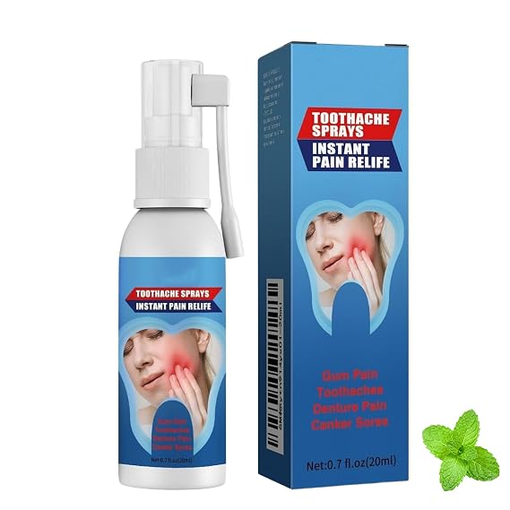 Oral Care Spray for Tooth,Soothes Discomfort ,for Gum and Freshens Breath, Portable & Easy to Use (1)