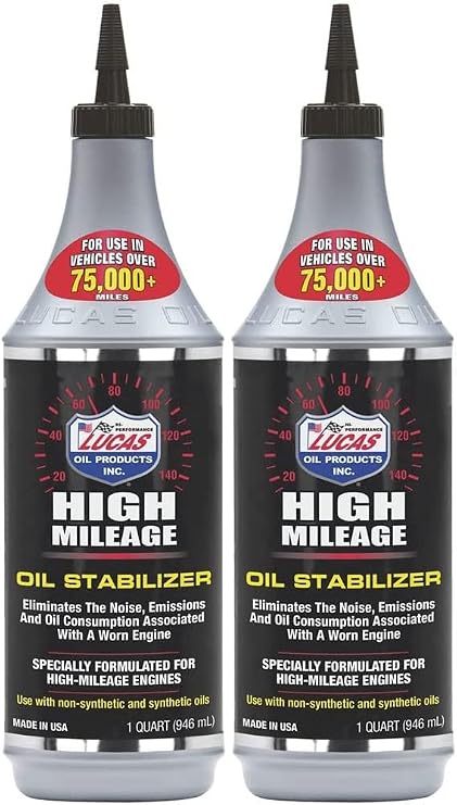 LUCAS Oil 10118 High Mileage Oil Stabilizer (Pack of 2) (2)