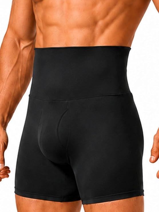 Mens Shapewear Tummy Control Compression Shorts Slimming Body Shaper Leg Boxer Briefs