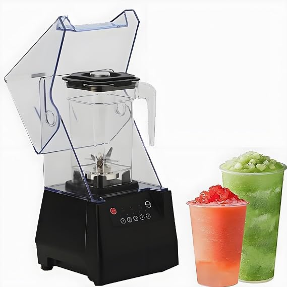 2200w Professional Blender, 5 Speed, 2000ml Bpa Free, 6-Blade Stainless Steel, Heavy Duty For Smoothies, Puree, Crushed Ice, Smoothies 220v