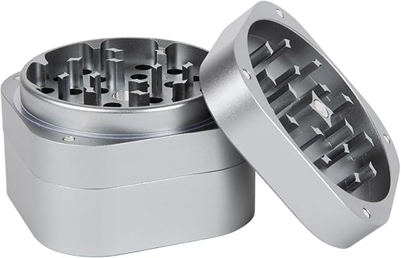 PAX Spice & Herb Mill Ergonomic Spice & Herb Mill Made from Aluminum for an Even, Medium Shred Square Shape for Better Grip