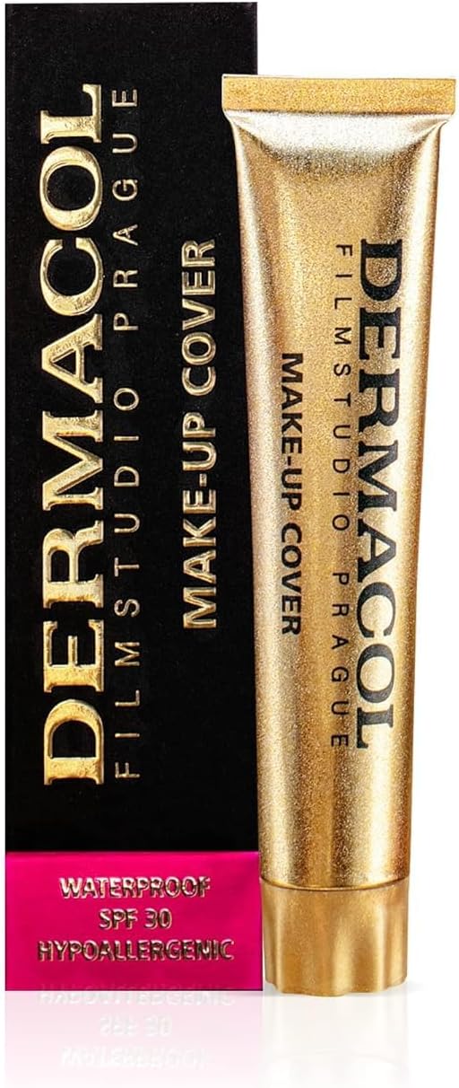 Dermacol Full Coverage Tattoo Cover Matte Foundation SPF 30, 30g, Shade 218
