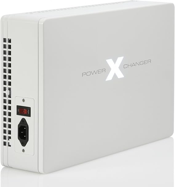 Voltage & Frequency Converter & Transformer - Step-Down 220V 50Hz to 120V 60Hz - Continuous Power, Smart Protection Features, Pure Sine Wave Output PowerXchanger