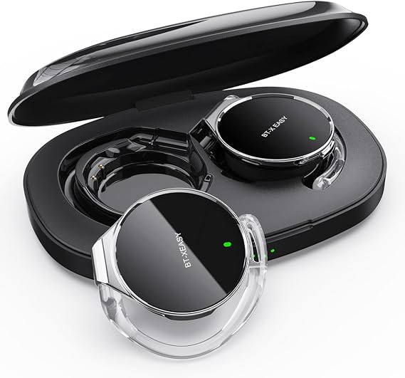 Ear Clip Bluetooth Headphones, Open Ear Headphones with 4 Microphones