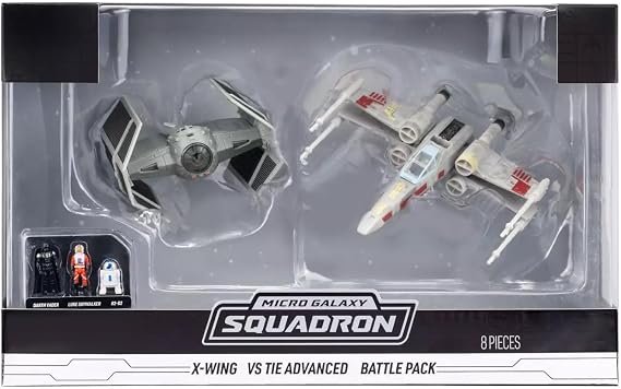 Micro Galaxy Squadron X-Wing vs TIE Advanced Battle Pack