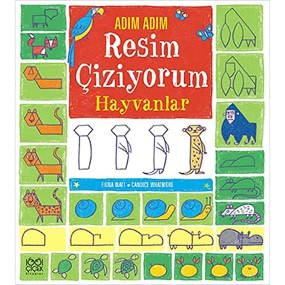 Adım Adım Resim Çiziyorum - Hayvanlar Kağıt Kapak – Kapağı kaldırın, 25 Ağustos 2015