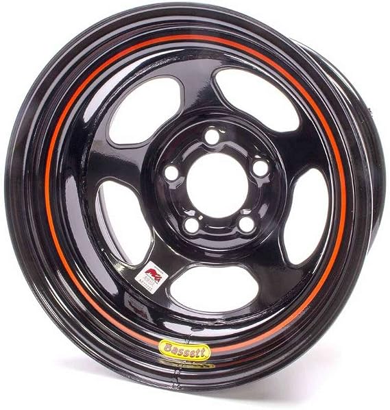 Bassett Inertia Advantage 15x8 in 5x4.75 Black Wheel Rim P/N 58AC1I
