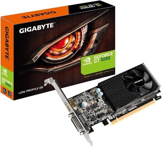 Gigabyte GV-N1030D4-2GL GeForce GT 1030 Low Profile D4 2G Computer Graphics Card