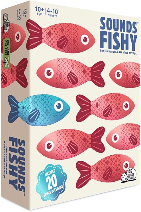 Sounds Fishy: Fake Answers to Wild Trivia Questions Party Game, Age 10+