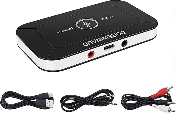 Bluetooth Transmitter Receiver 2-in-1 5.3 Wireless Bluetooth Adapter | Bose Wave Radio IV III II Awr1b1 Awr1b2 Receiver Supports TV, PC, MP3 Gym - Connects Speakers/Headphones