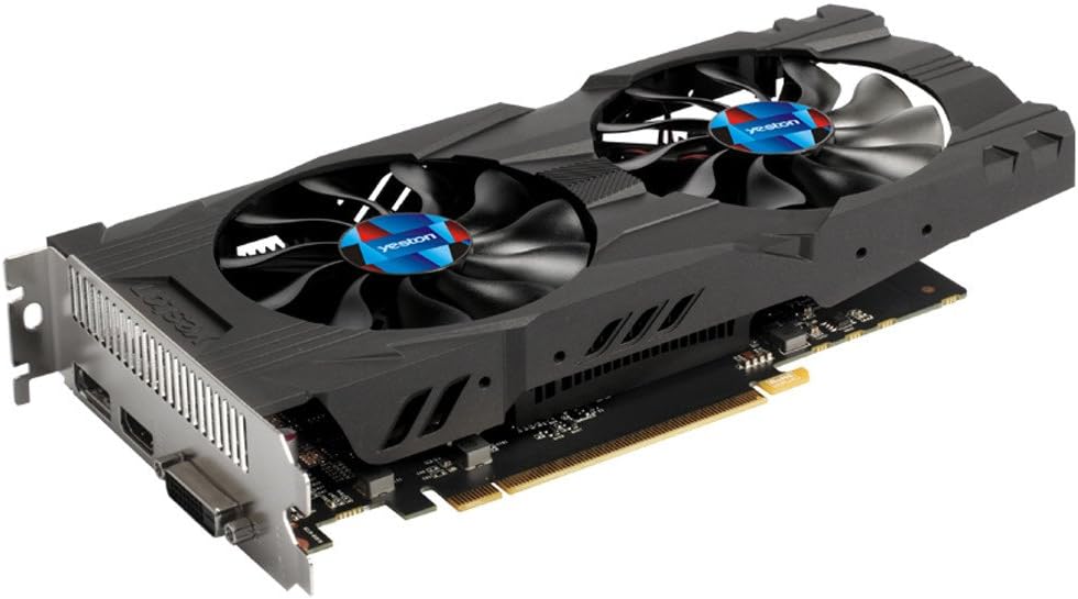 Yeston GeForce GTX 1050Ti GPU 4GB GDDR5 128bit PCI-E X16 3.0 TI Gaming Desktop Computer PC Video Graphics Card Memory Clock Mhz: 7000MHz / Core Clock Mhz: 1290MHz