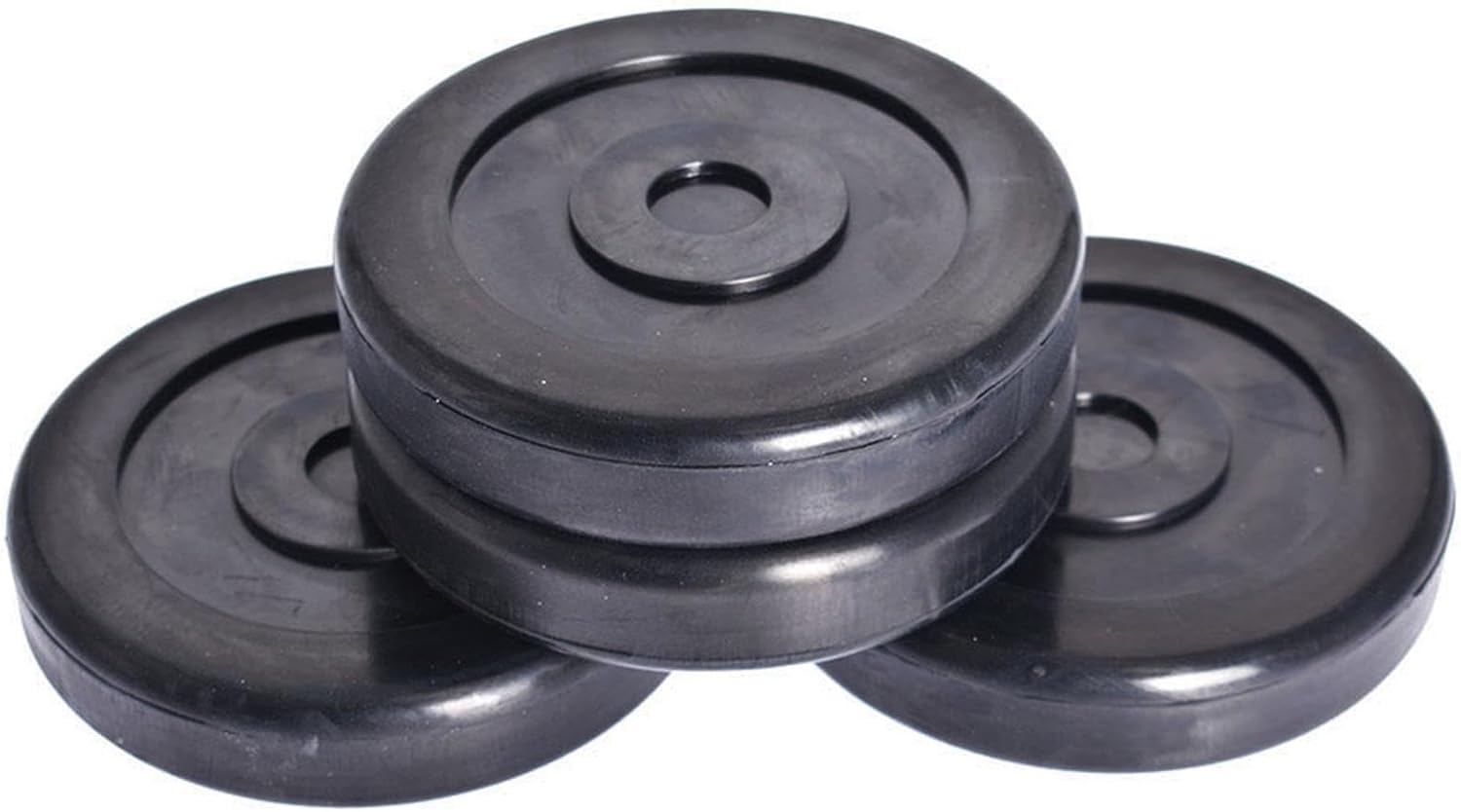 WFLNHB Round Rubber Arm Pads Replacement for BendPak Lift Danmar Lift Set of 4 Black