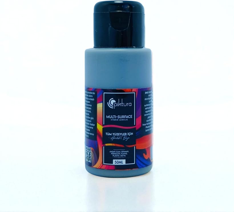 Akrilik Multisurface Boya 50ml (Gri, 50 Mililitre)