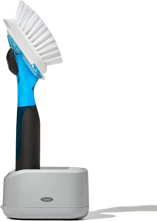 OXO Good Grips Soap Dispensing Dish Brush Storage Set