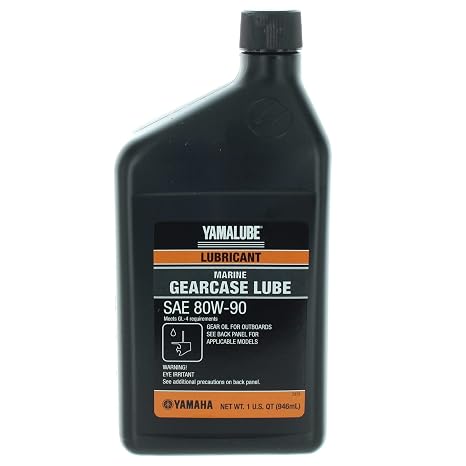 Yamaha New OEM 32 OZ. Lower Unit Gearcase Lube Quart, Acc-GEARL-UB-QT