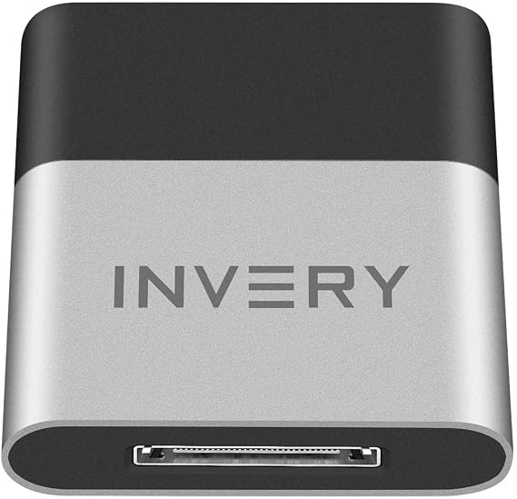 INVERY 30 Pin Bluetooth Adapter Receiver for Bose iPod iPhone Sounddock