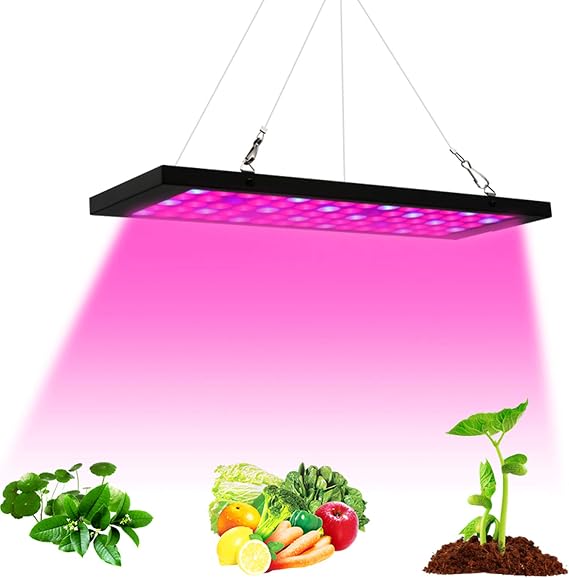 40W LED Grow Light, Full Spectrum Grow Lamp with Daisy Chained Design, for Indoor Plants Greenhouse Lamp Full Spectrum Growing LED Light [Energy Class A]