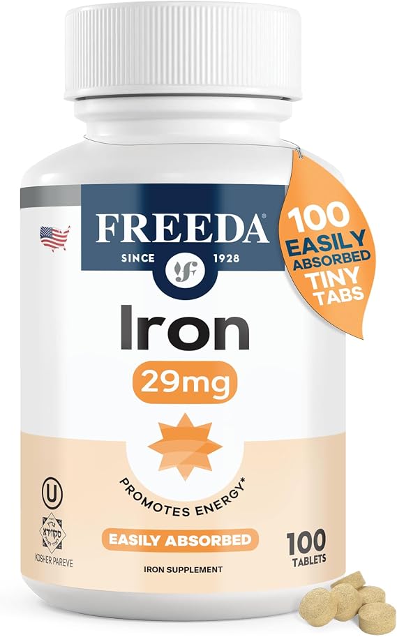 Freeda Iron Supplement - Ferrous Fumarate Iron Tablets