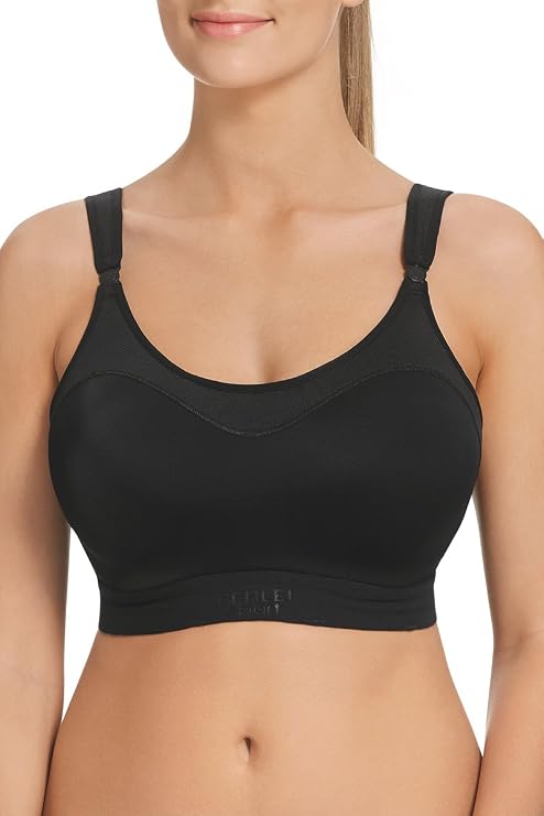 Berlei Women's Sf4 Extreme Impact Contour Underwire Sports Bra Ultimate Performance Crop Top , White, 40DD