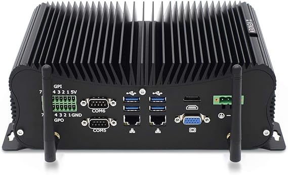 Industrial Mini PC Fanless PC i7 8550U Win11 Pro Mini computer RS232 COM*6
