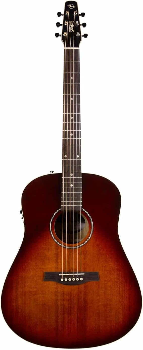 Seagull 41831 Original Burnt Umber QIT 6 String Acoustic-Electric Guitar