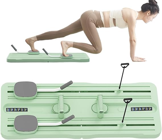 Pilates Board 2025 Faltbarer Pilates Reformer Maschine Pilates Reformer Set Multifunktional Bauchtrainer Automatischer Rückprall Home Workout Equipment