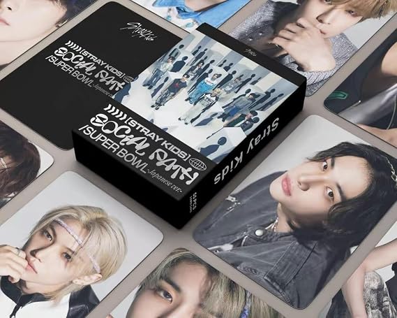 Stray Kids Photocards,StrayKids Cards,Stray Kid Album,Kpop Stray Kids Social Path LomoCards,Stray Kids Merch,Stray Kids Mini Picture Cards,Kpop Photocards Greeting Card