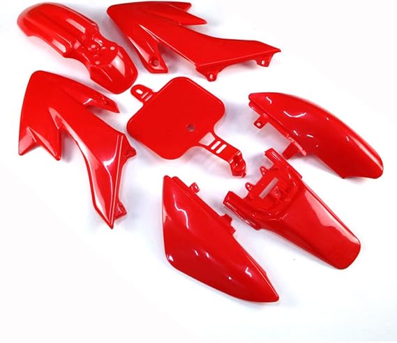 Red Plastic Fender Fairing Kit For Honda XR50 CRF50 Chinese 50cc 90cc 110cc 125cc 140cc 150cc 160cc Dirt Pit Bike