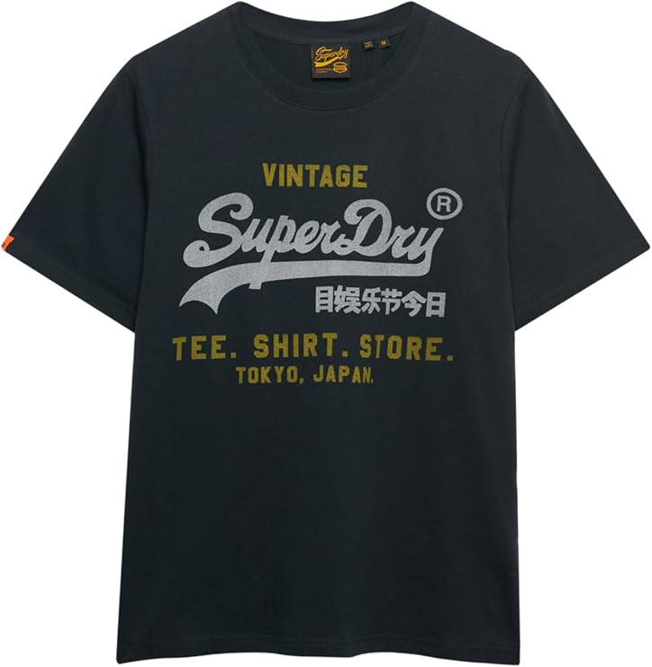 Superdry Men's Vl Heritage Relaxed Tee T-Shirt (Pack of 1)