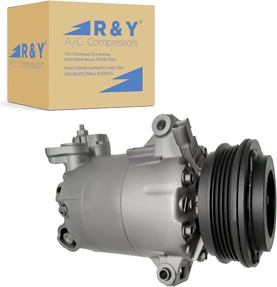 RYC Automotive Air Conditioning Compressor and A/C Clutch AIG392 | Fits Ford Focus 2.0L, 2.3L w/ Turbo 2013-2018; Fits Ford Escape 2.5L 2017-2018