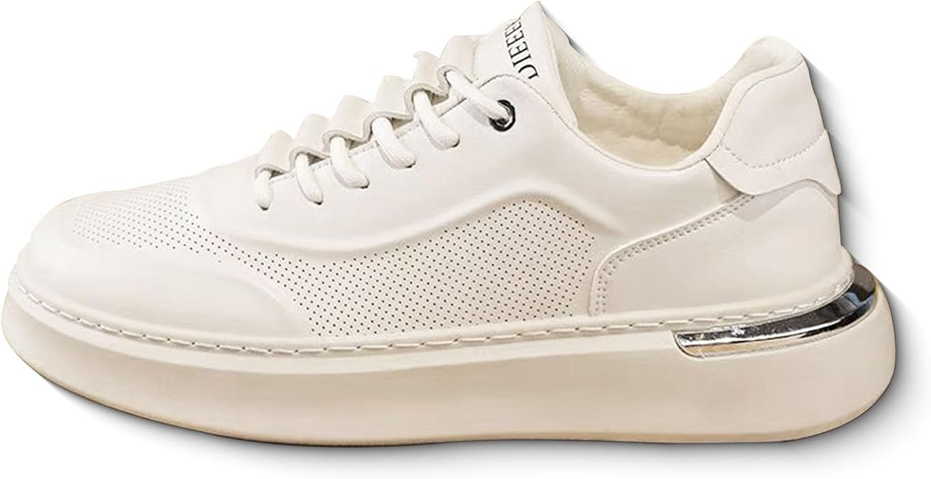 Mens Casual Shoes Dress Sneakers Men Classic Oxford Lace-Up, Stylish Comfortable Walking Shoes