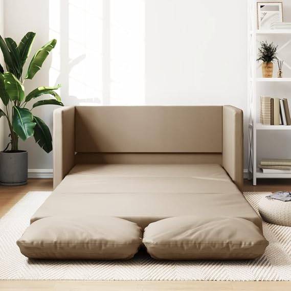 Convertible Sofa Bed for 2 Stylish 2-in-1 Couch for Living Room & Bedroom Compact Armchair for Small Apartments & Offices - Capno 112x174x55 cm