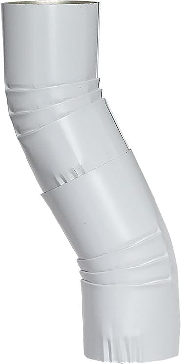 3" Round | 3" Offset Smooth Wall Downspout Gutter Elbow