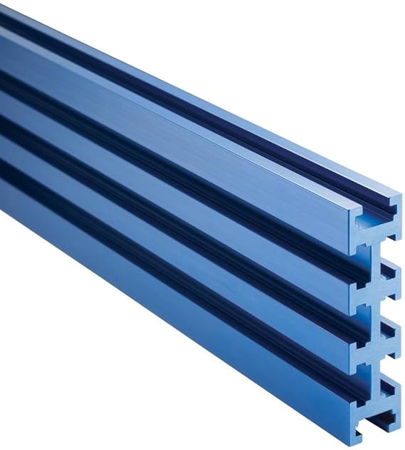 3 Multi Track 36 Universal T Track on Every Face to Create Custom Fences, Jigs, Fixtures - Aluminum Multi Track Fence - T Tracks Woodworking Accepts 1/4" T-bolts, 1/4" Hex Bolts, 5/16" T-bolts