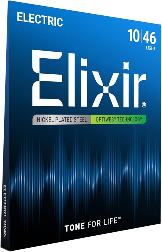 Elixir 010-046 Optiweb Elektro Gitar Teli (19052) [Enerji Sınıfı F]