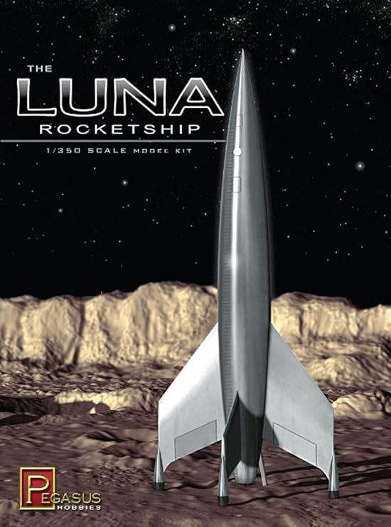 Pegasus Spiele GmbH PG9111 Pegasus Hobby 1/144 Luna Rocket with Moon Base