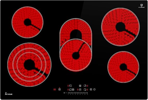 KKT KOLBE CH7705RL Glass Ceramic Hob 80 cm Heating Coils