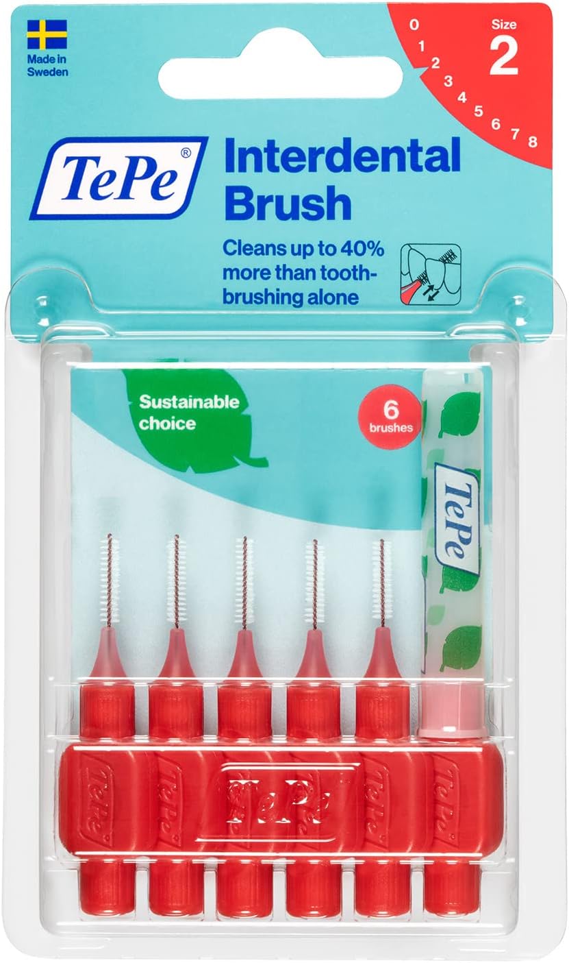 TEPE Blister 0.5 MM - KIRMIZI Diş Arayüz Fırçası 1 x 6 Adet