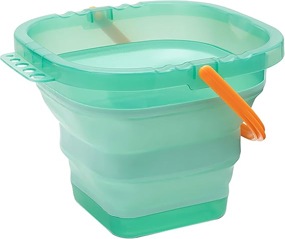 HIMI Collapsible Water Cup for Painting, Foldable Brush Rinse Container for Gouache, Acrylic & Watercolor, Portable Artist Water Bucket for Studio, Travel & Outdoor Painting