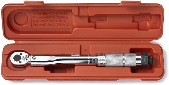 J&R Quality Tools 1/4-Inch Adjustable Torque Wrench, 200-Inch 1-Pound | Chrome Vanadium Steel
