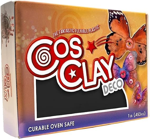 Cosclay Deco Sculpting Clay (Black)